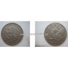 1 Kčs 1938 1/1 Koruna Československá 1Kčs